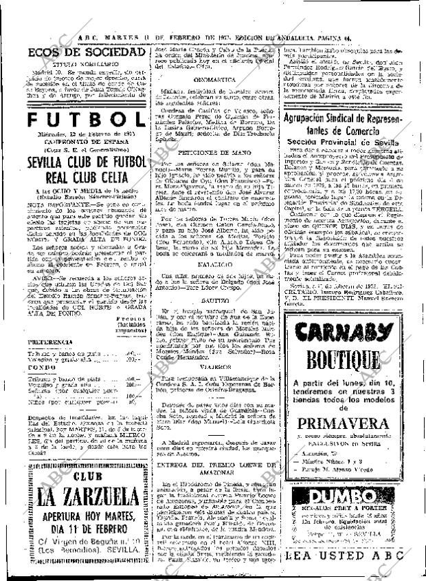 ABC SEVILLA 11-02-1975 página 44