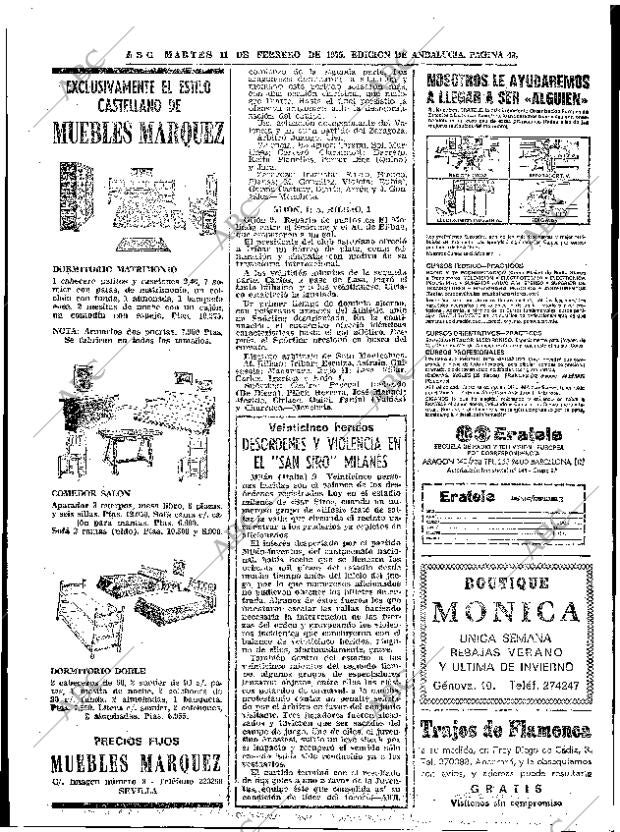 ABC SEVILLA 11-02-1975 página 48