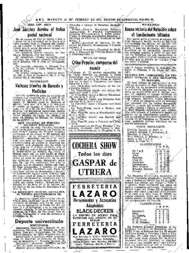 ABC SEVILLA 11-02-1975 página 57