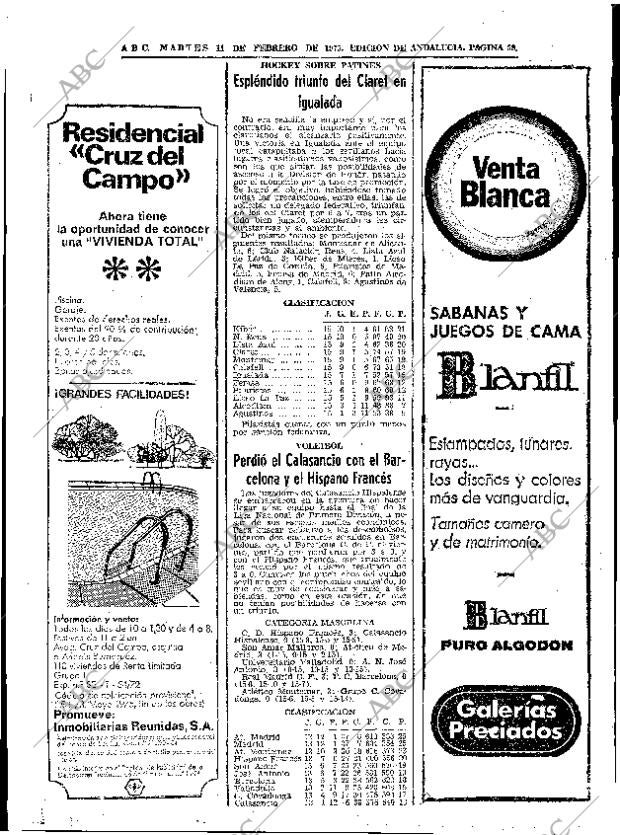 ABC SEVILLA 11-02-1975 página 58