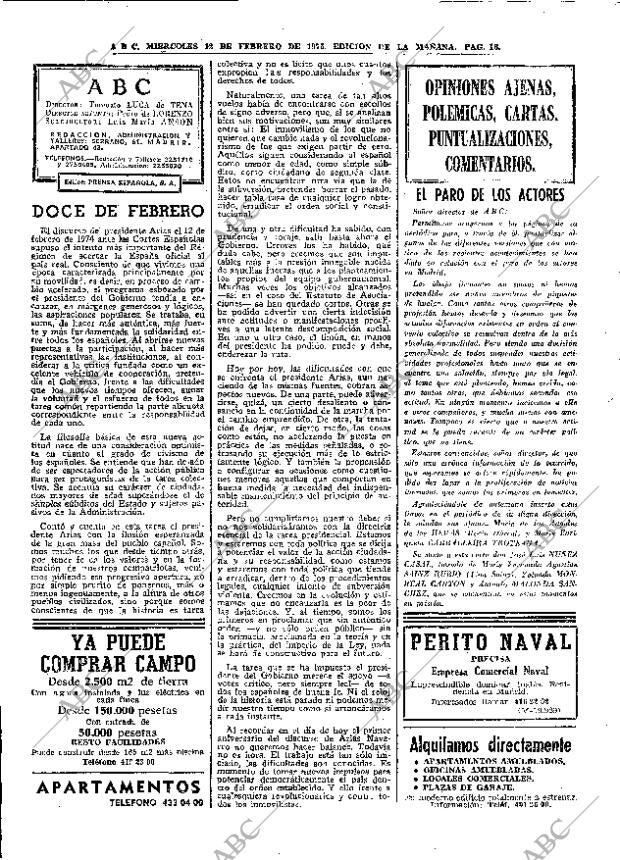 ABC MADRID 12-02-1975 página 16