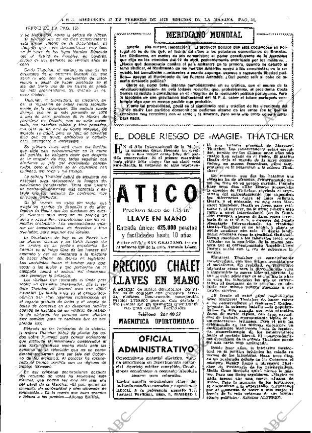 ABC MADRID 12-02-1975 página 21