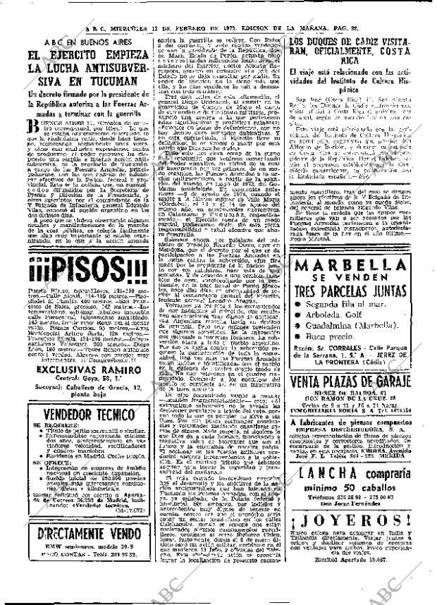 ABC MADRID 12-02-1975 página 22
