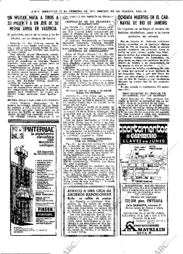 ABC MADRID 12-02-1975 página 28