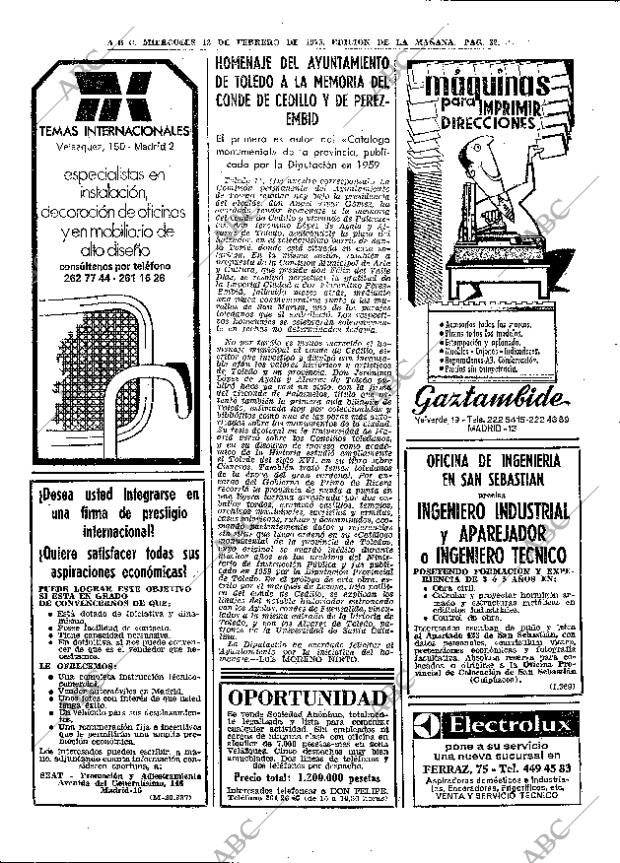 ABC MADRID 12-02-1975 página 32