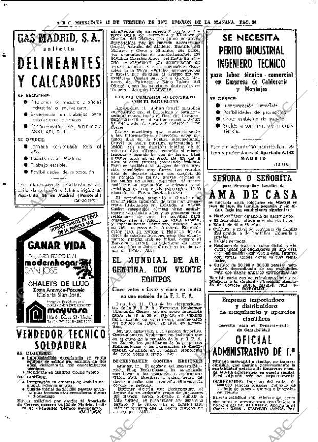 ABC MADRID 12-02-1975 página 56