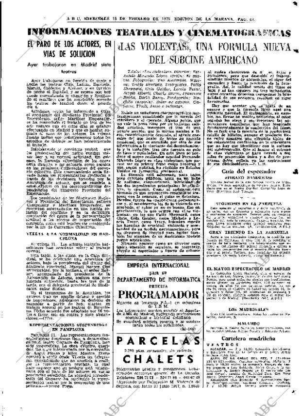 ABC MADRID 12-02-1975 página 63