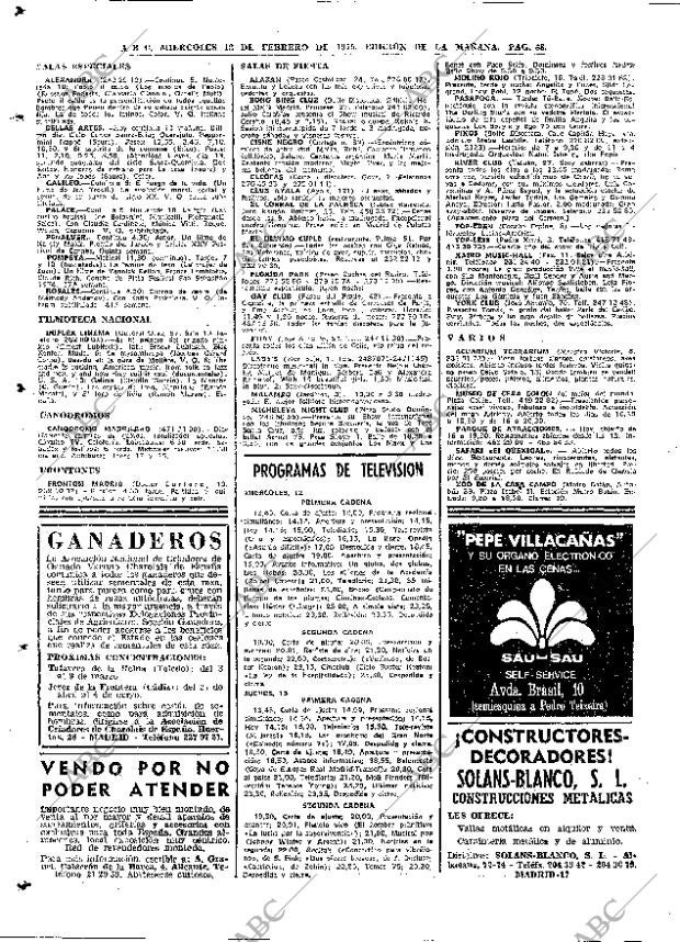 ABC MADRID 12-02-1975 página 68