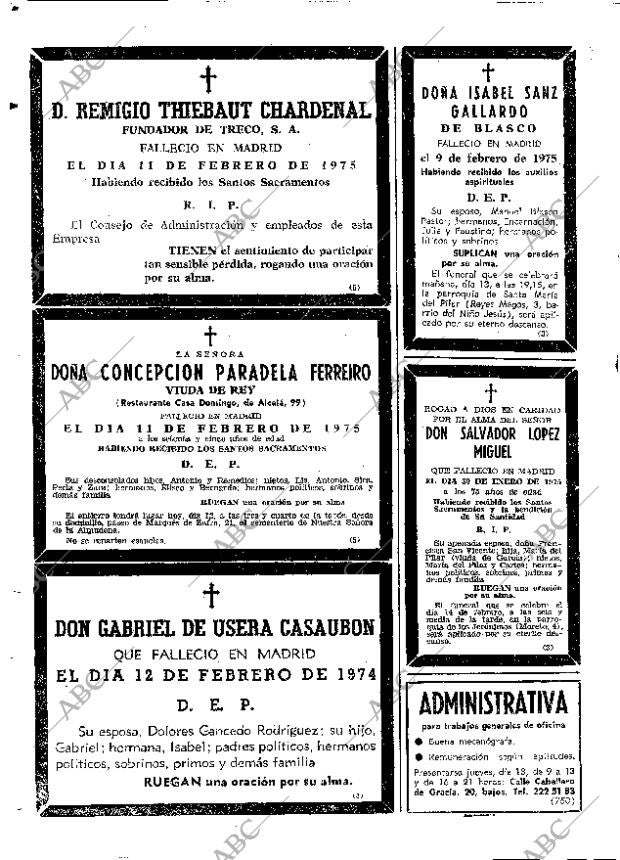 ABC MADRID 12-02-1975 página 82