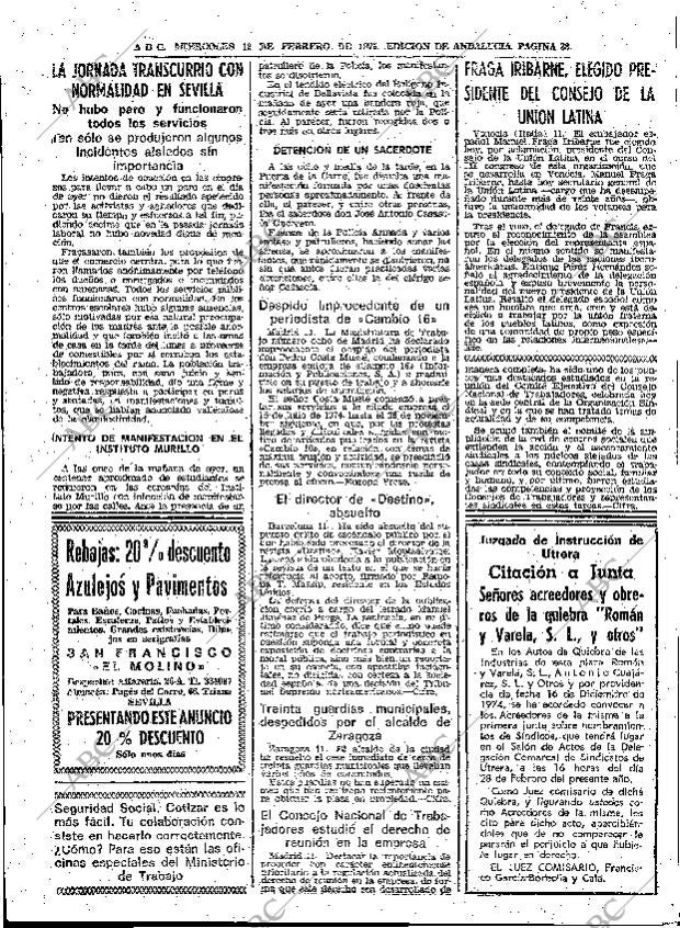ABC SEVILLA 12-02-1975 página 38