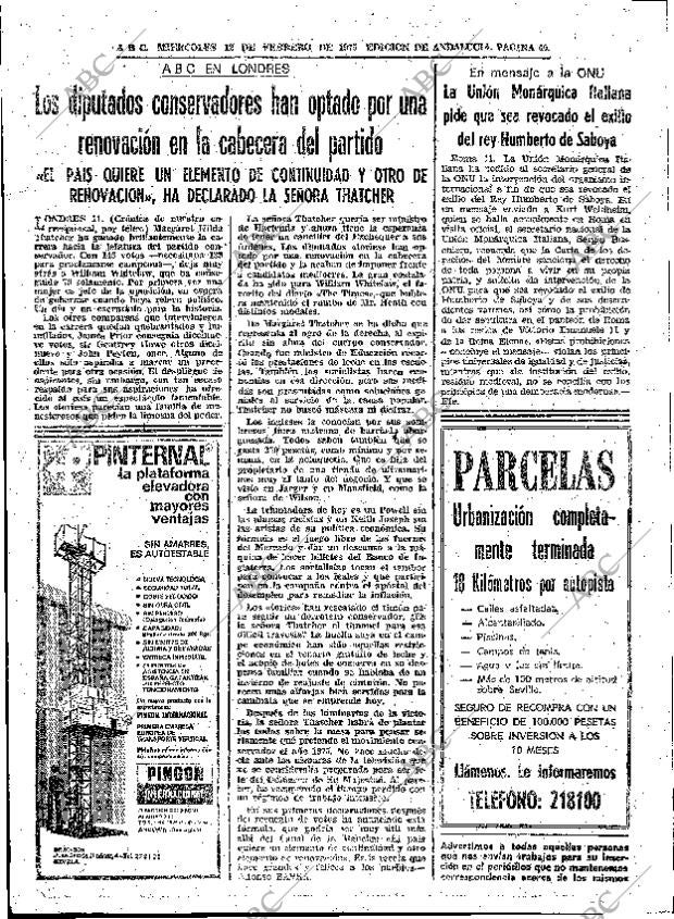 ABC SEVILLA 12-02-1975 página 40