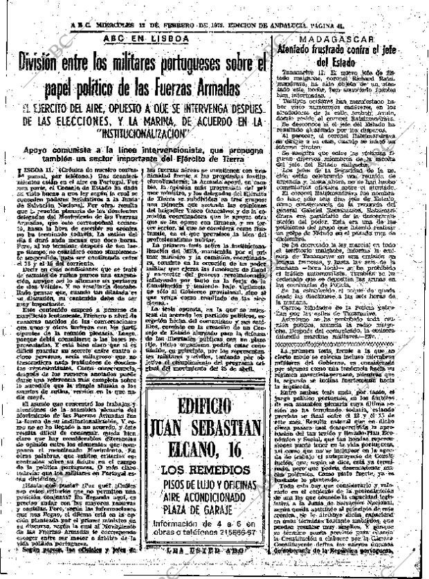 ABC SEVILLA 12-02-1975 página 41