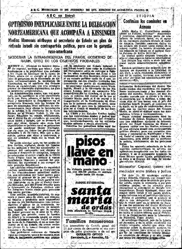 ABC SEVILLA 12-02-1975 página 43