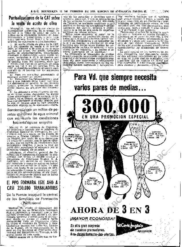ABC SEVILLA 12-02-1975 página 47