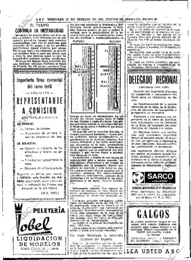 ABC SEVILLA 12-02-1975 página 56