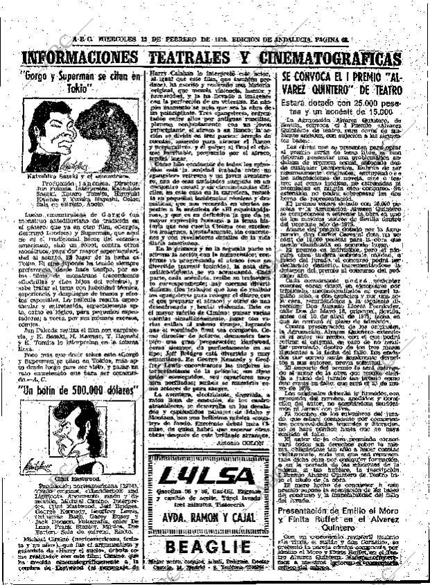 ABC SEVILLA 12-02-1975 página 63
