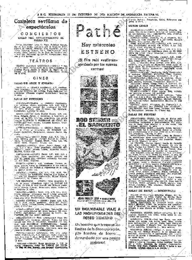 ABC SEVILLA 12-02-1975 página 64