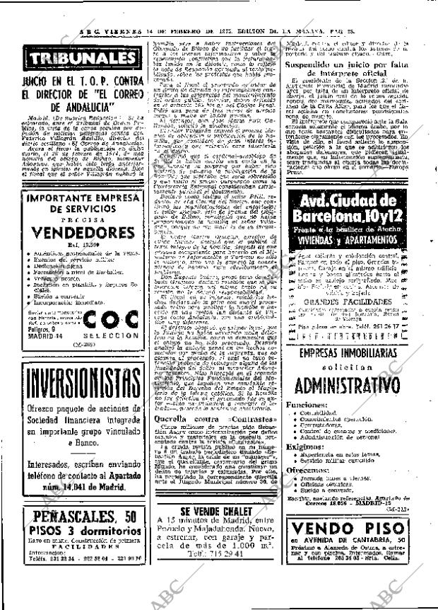 ABC MADRID 14-02-1975 página 28