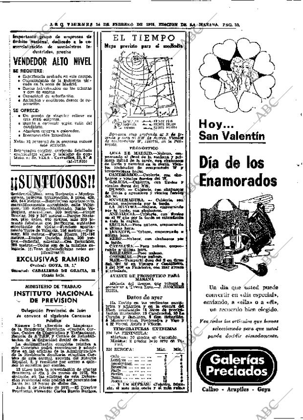 ABC MADRID 14-02-1975 página 30