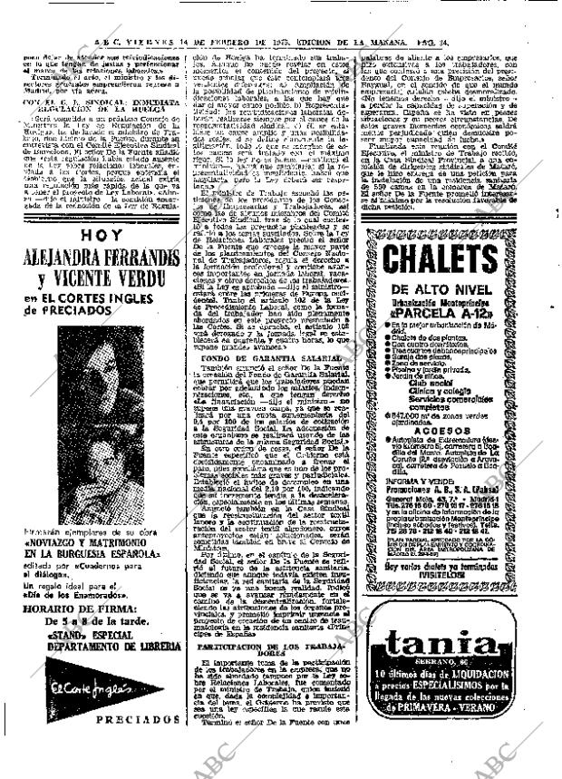 ABC MADRID 14-02-1975 página 34