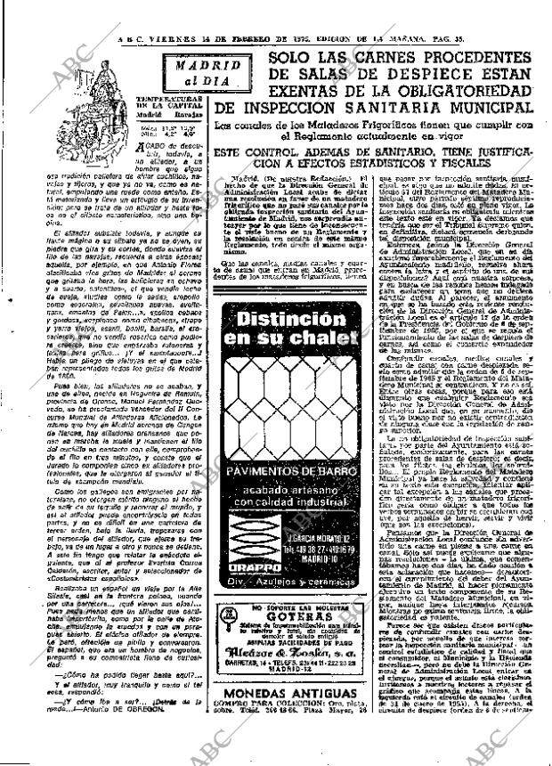 ABC MADRID 14-02-1975 página 35