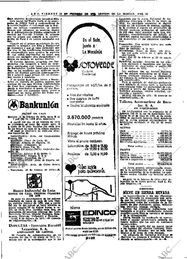 ABC MADRID 14-02-1975 página 50