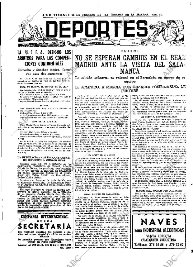 ABC MADRID 14-02-1975 página 55