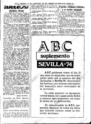 ABC SEVILLA 14-02-1975 página 35