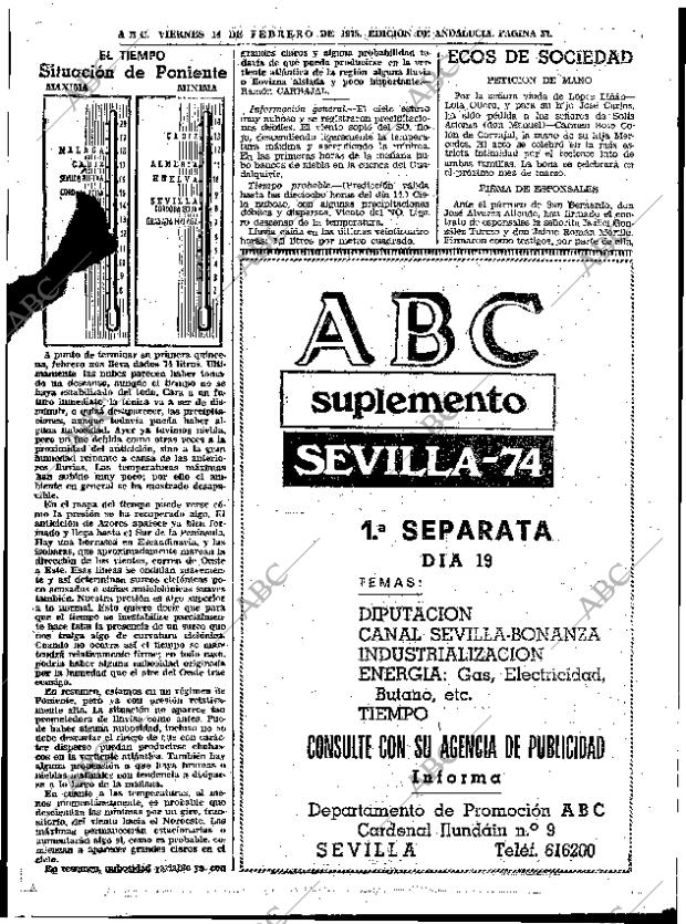 ABC SEVILLA 14-02-1975 página 37