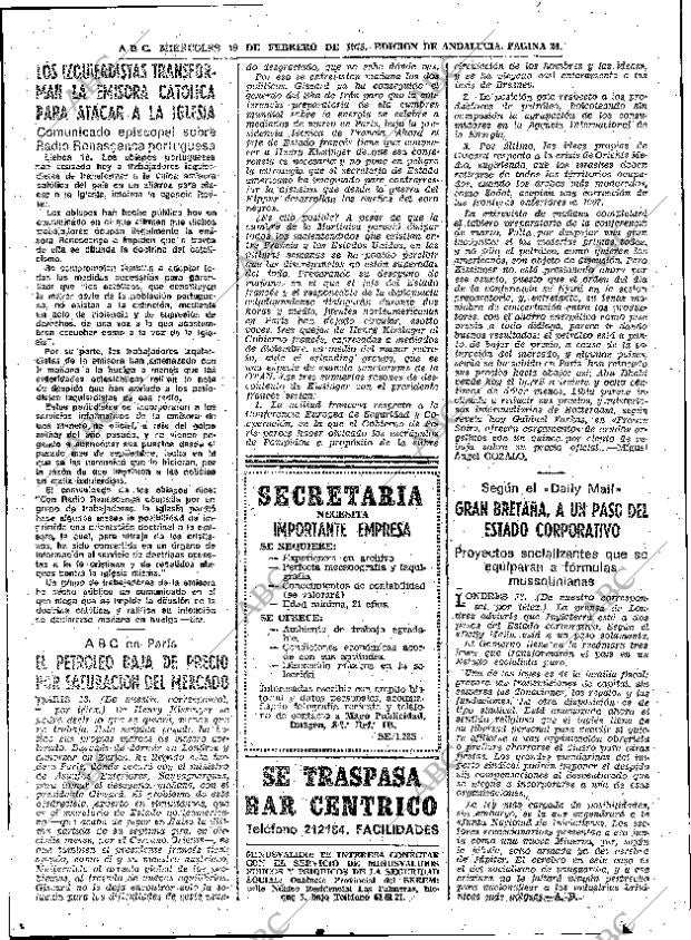 ABC SEVILLA 19-02-1975 página 24