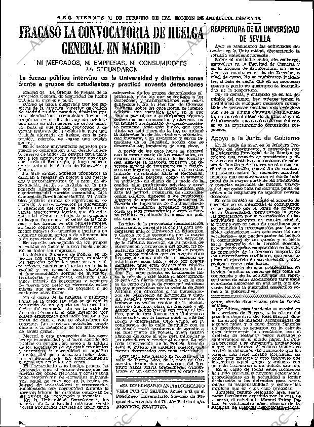 ABC SEVILLA 21-02-1975 página 19