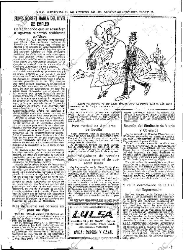 ABC SEVILLA 21-02-1975 página 22