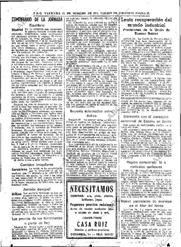 ABC SEVILLA 21-02-1975 página 28