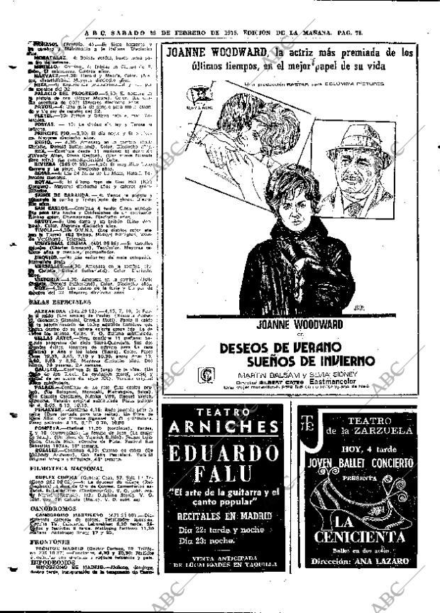 ABC MADRID 22-02-1975 página 78