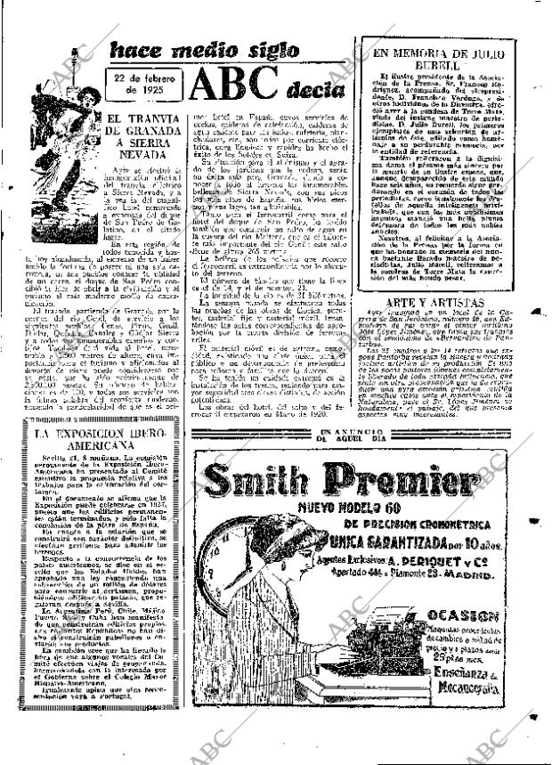 ABC MADRID 22-02-1975 página 95