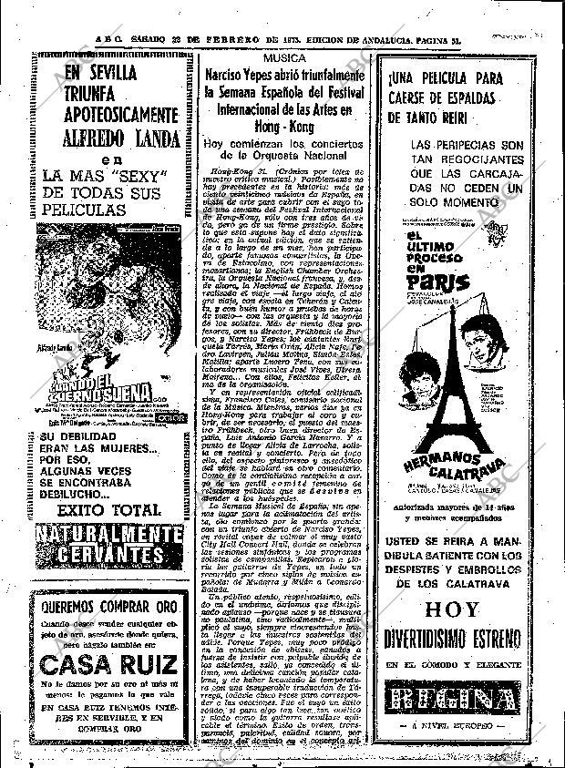 ABC SEVILLA 22-02-1975 página 51