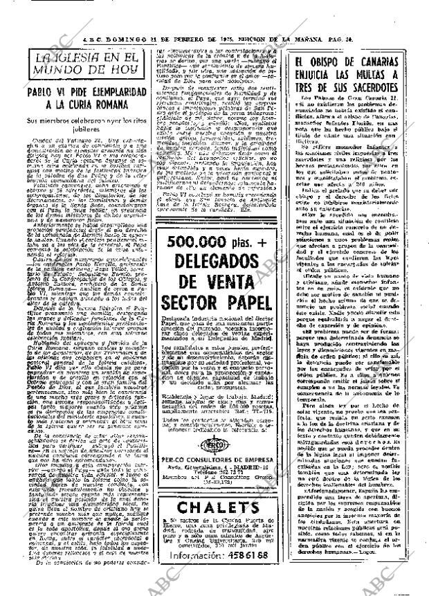 ABC MADRID 23-02-1975 página 16