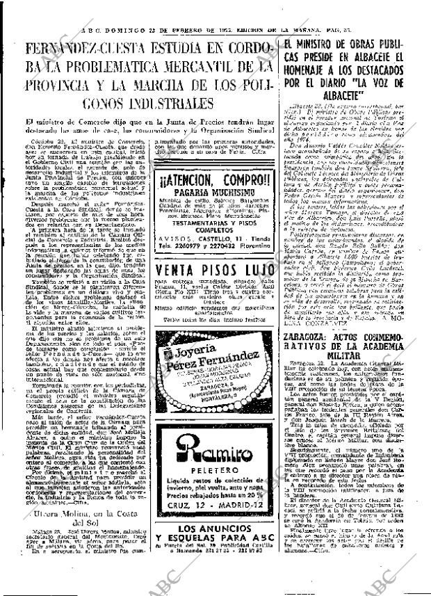 ABC MADRID 23-02-1975 página 21