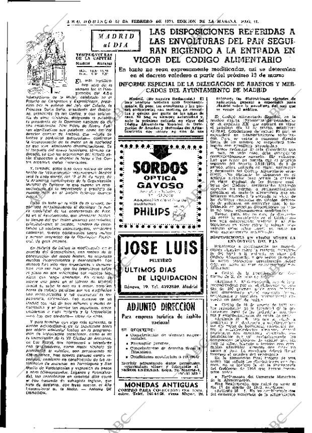ABC MADRID 23-02-1975 página 27