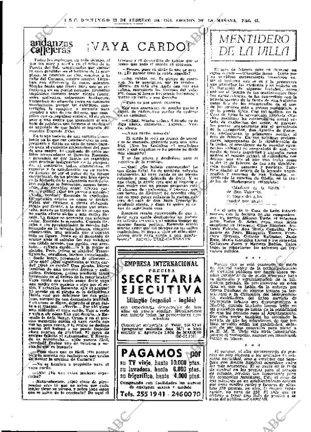 ABC MADRID 23-02-1975 página 29