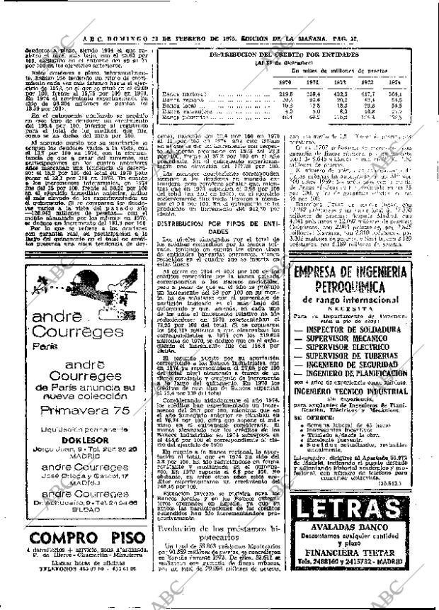 ABC MADRID 23-02-1975 página 38