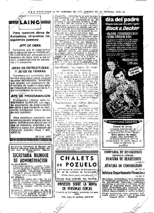 ABC MADRID 23-02-1975 página 40
