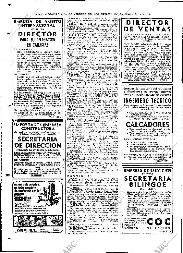 ABC MADRID 23-02-1975 página 66