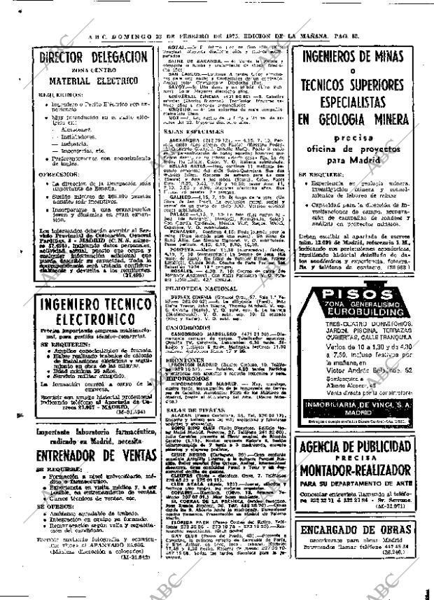 ABC MADRID 23-02-1975 página 68