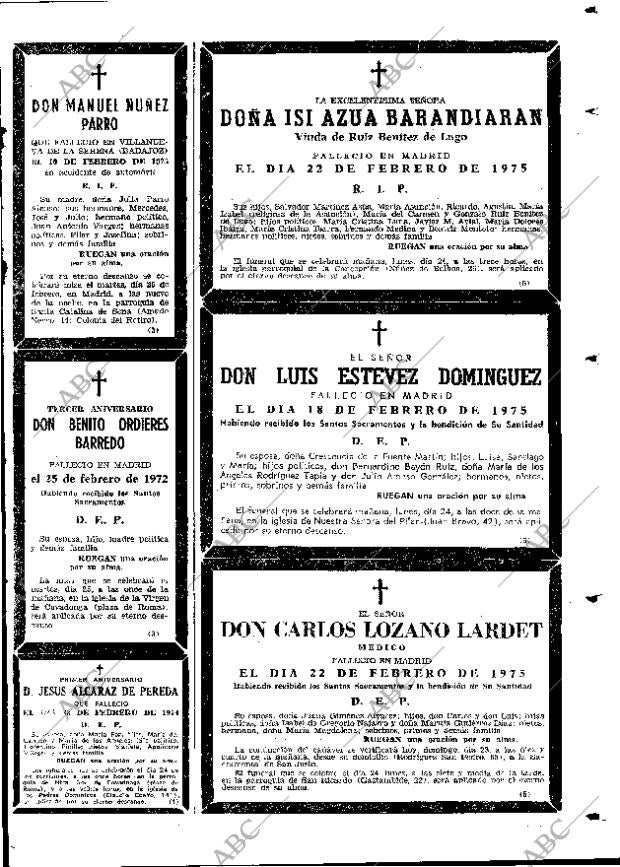ABC MADRID 23-02-1975 página 85