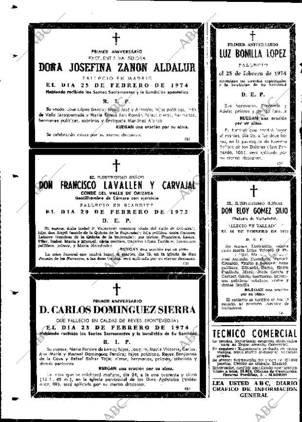 ABC MADRID 23-02-1975 página 86