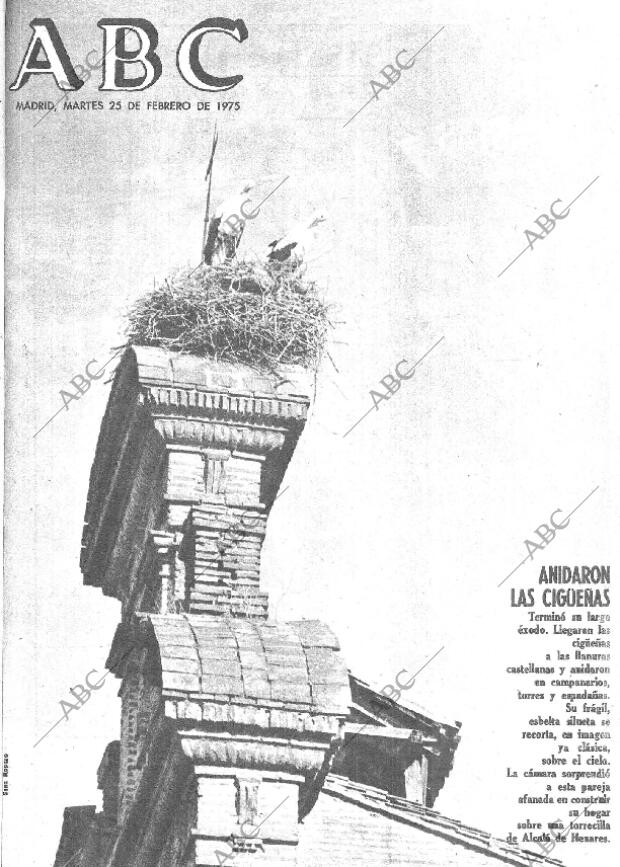 ABC MADRID 25-02-1975 página 1