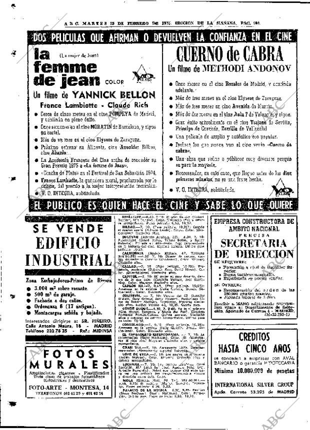 ABC MADRID 25-02-1975 página 100