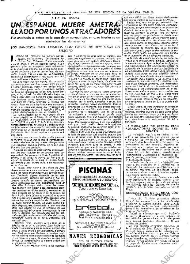 ABC MADRID 25-02-1975 página 30