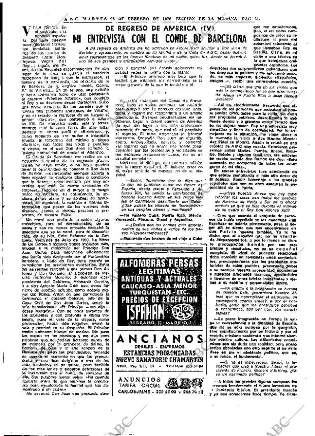 ABC MADRID 25-02-1975 página 31